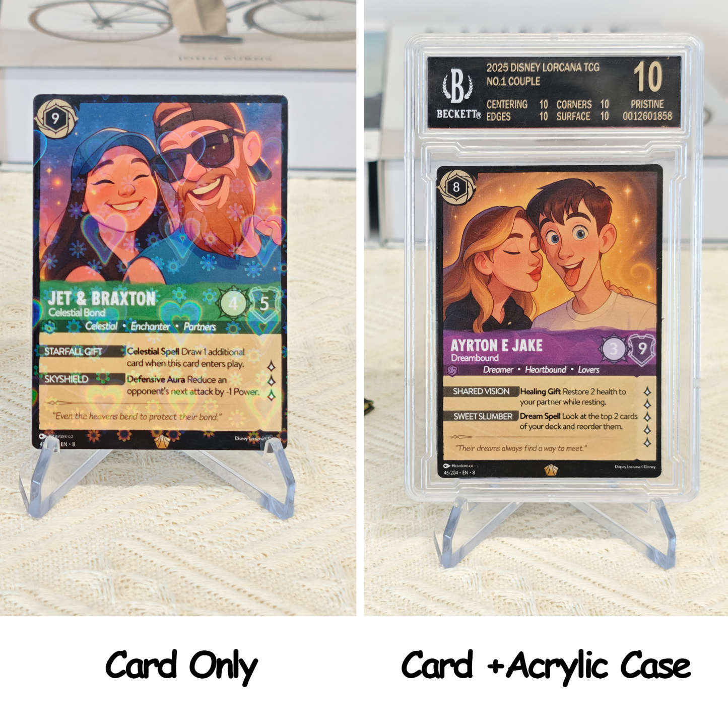 Custom Anime Couples Lorcard TCG Card-Claire Custom