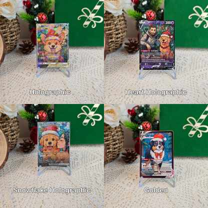 Custom Anime Pet Christmas Pokecard V/Vmax/VSTAR/EX/GX Card