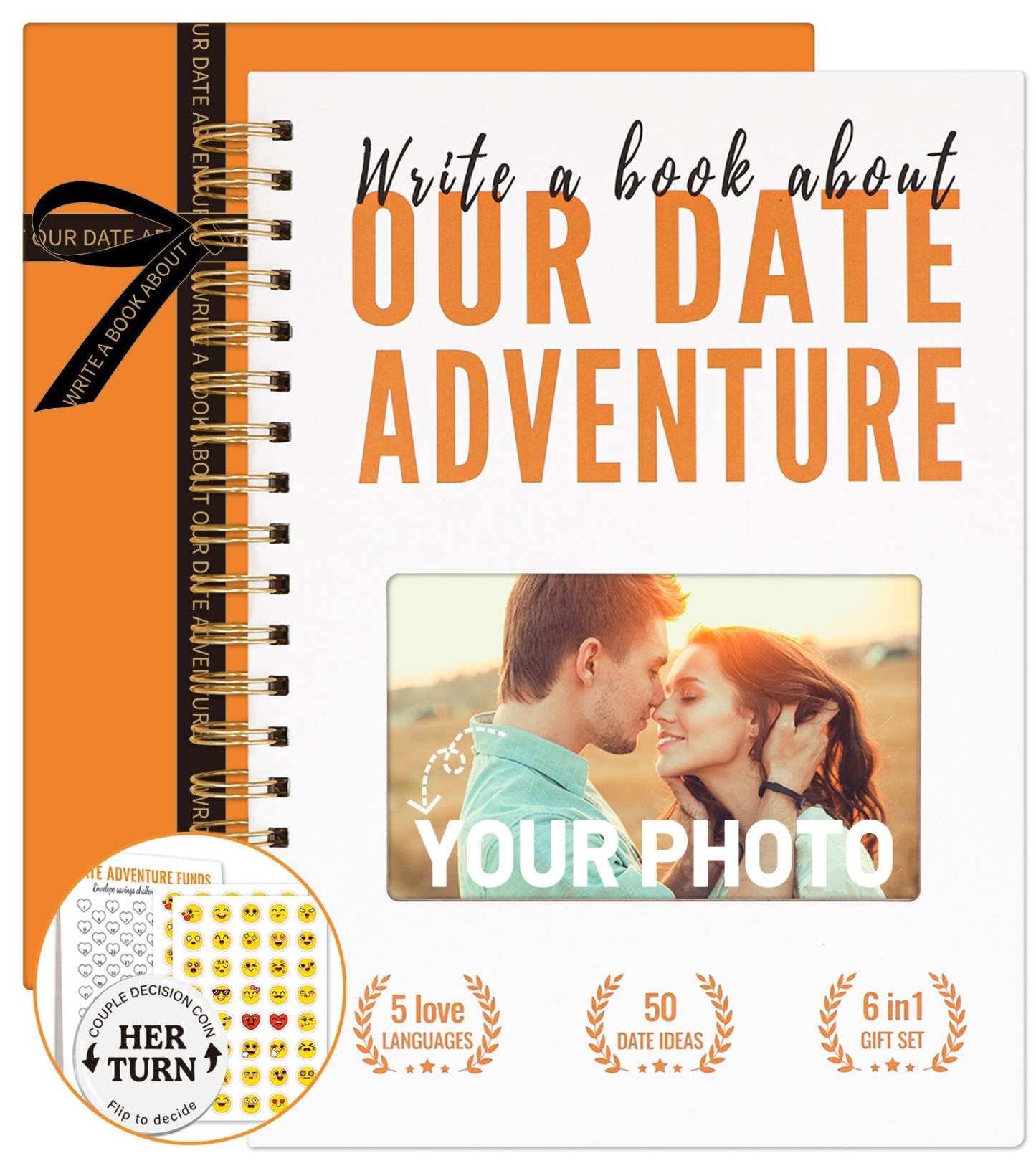 Write A Book About Our Date Adventure-6in1 Gift Set-Claire Custom