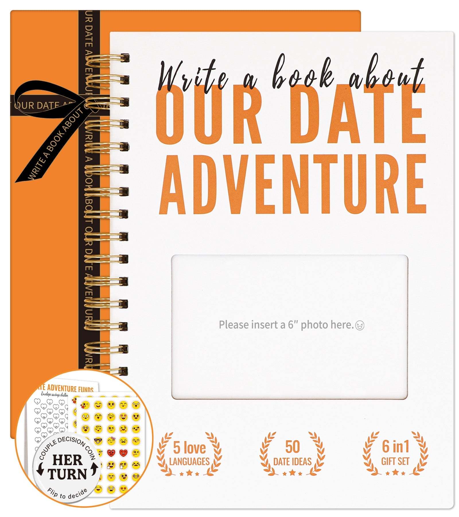 Write A Book About Our Date Adventure-6in1 Gift Set-Claire Custom