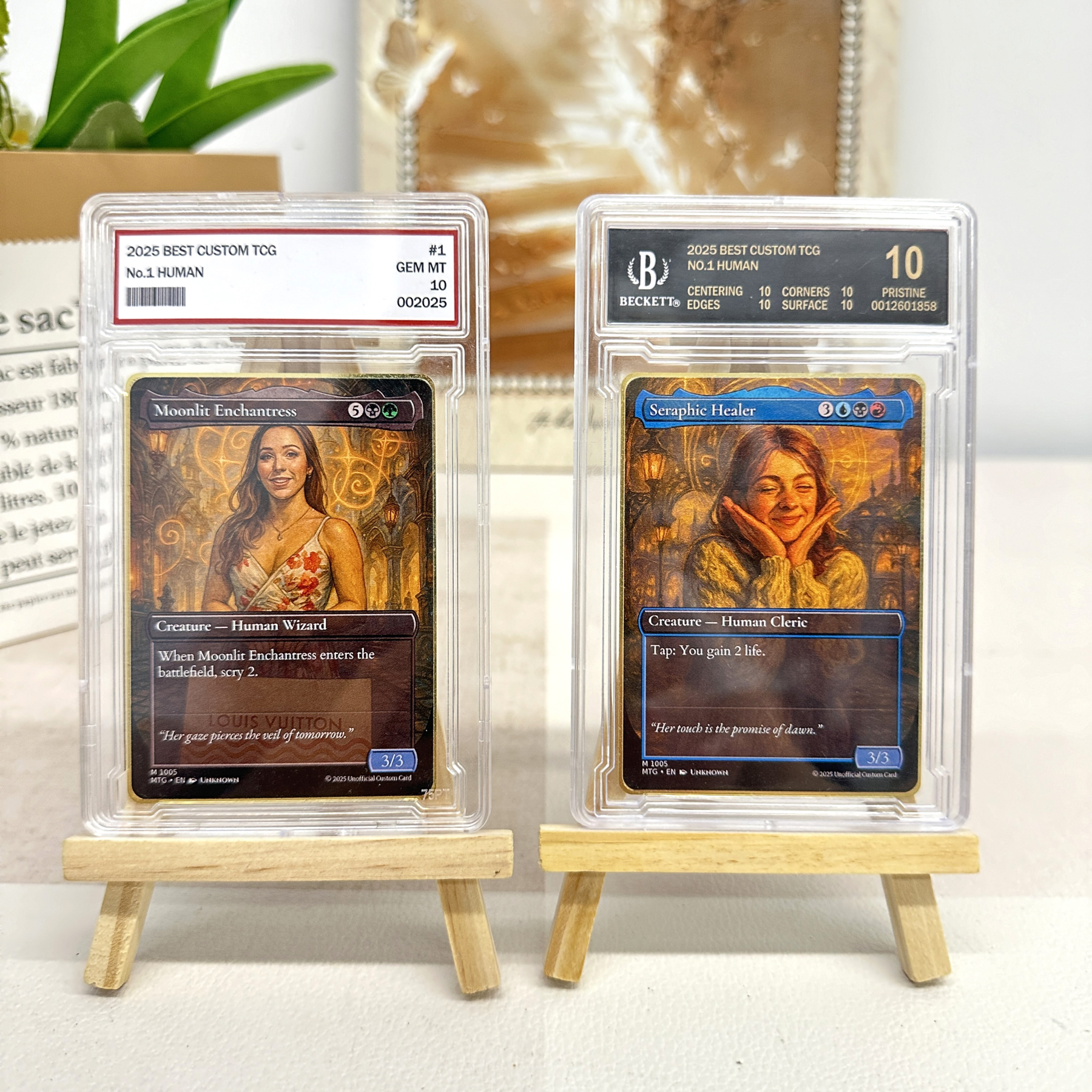 Custom Anime Character MTG Magic TCG Card-Claire Custom