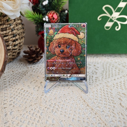 Custom Anime Pet Christmas Pokecard V/Vmax/VSTAR/EX/GX Card