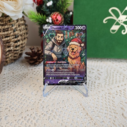 Custom Anime Pet Christmas Pokecard V/Vmax/VSTAR/EX/GX Card
