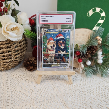 Custom Anime Pet Christmas Pokecard V/Vmax/VSTAR/EX/GX Card