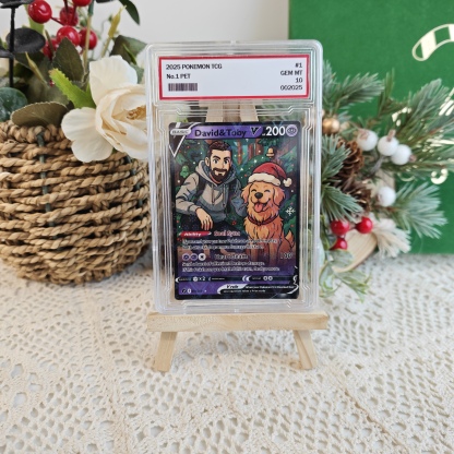 Custom Anime Pet Christmas Pokecard V/Vmax/VSTAR/EX/GX Card