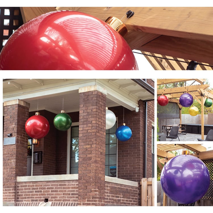 🎈Oversized Inflatable Christmas Ball Decoration-Claire Custom