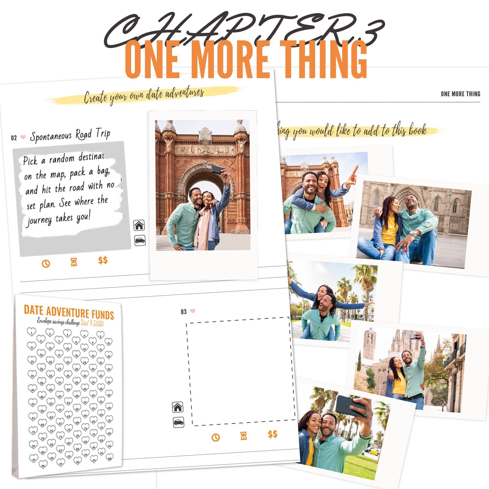 Write A Book About Our Date Adventure-6in1 Gift Set-Claire Custom