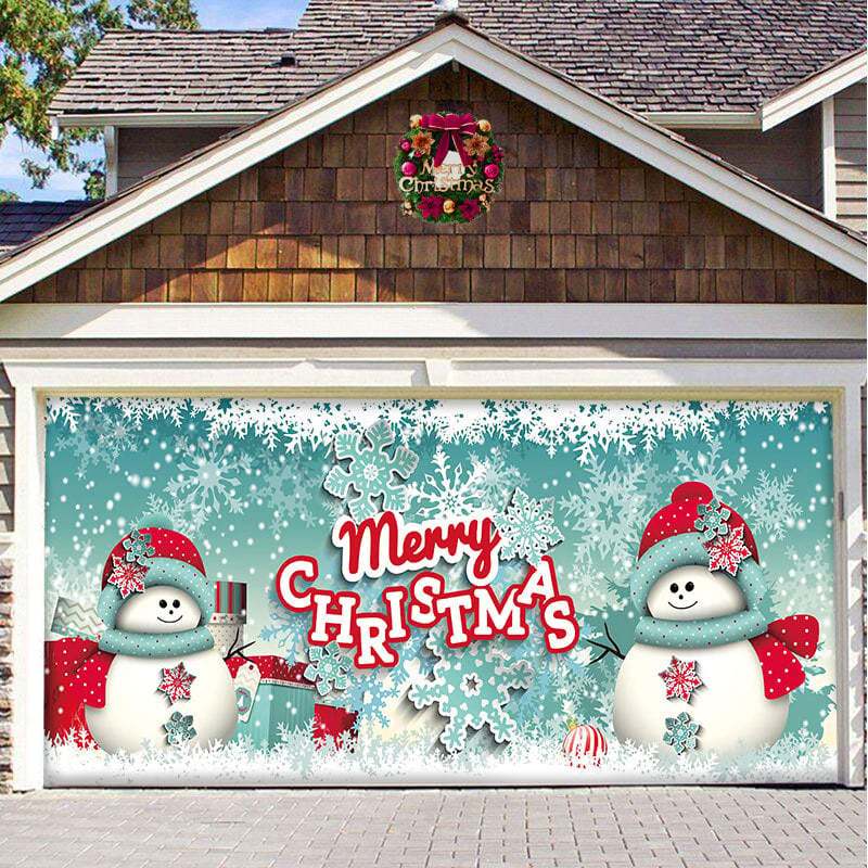 🎄 Christmas  Reusable Garage Door Decoration-Claire Custom