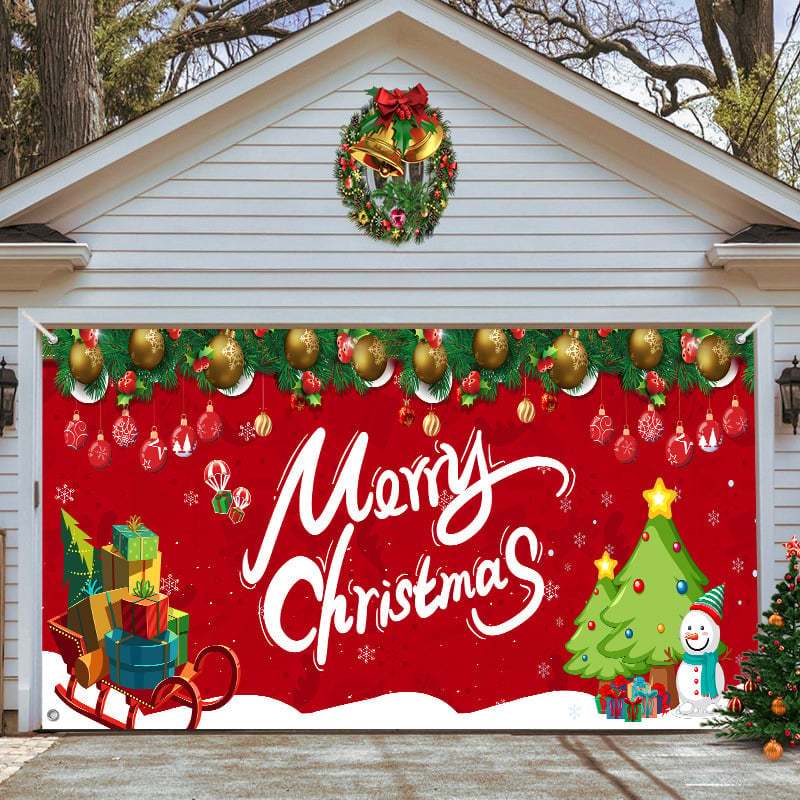 🎄 Christmas  Reusable Garage Door Decoration-Claire Custom
