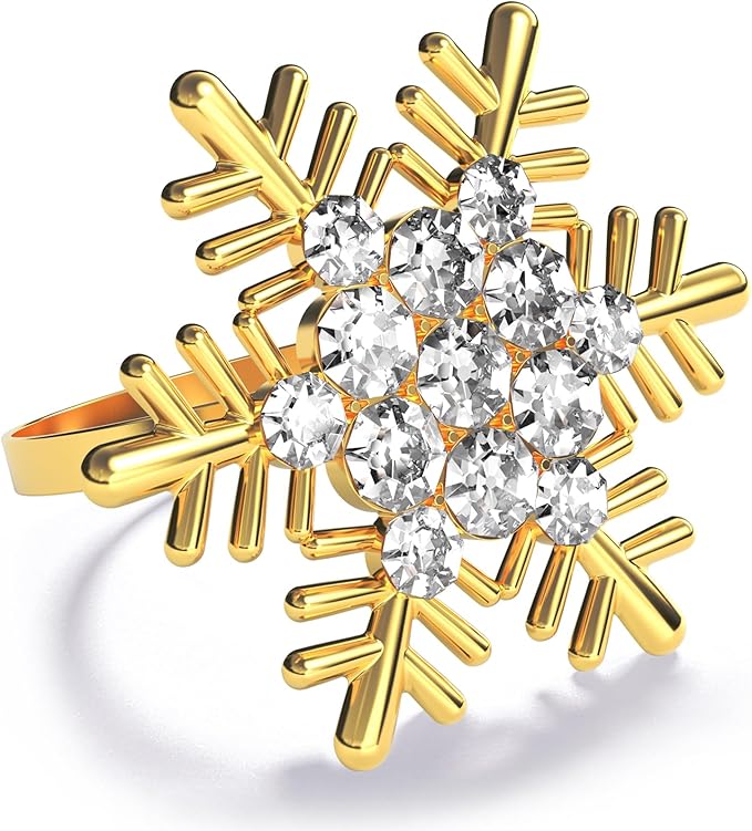 🎅Christmas Napkin Rings for Christmas Holiday Party❄️ Table Decoration🍽️-Claire Custom