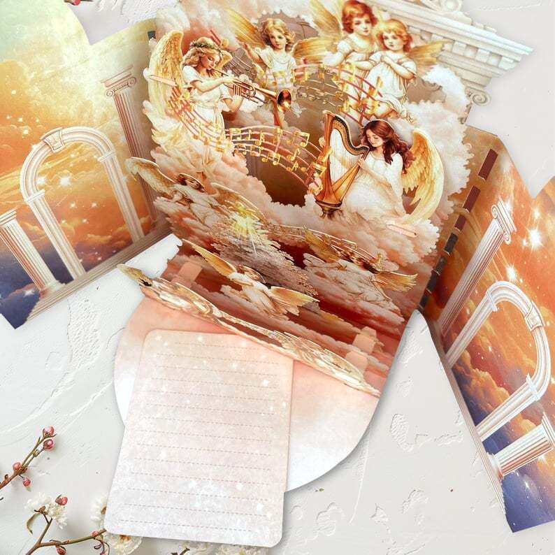 🎄Handcrafted 3D Nativity Scene Christmas Scene Greeting Card-Claire Custom