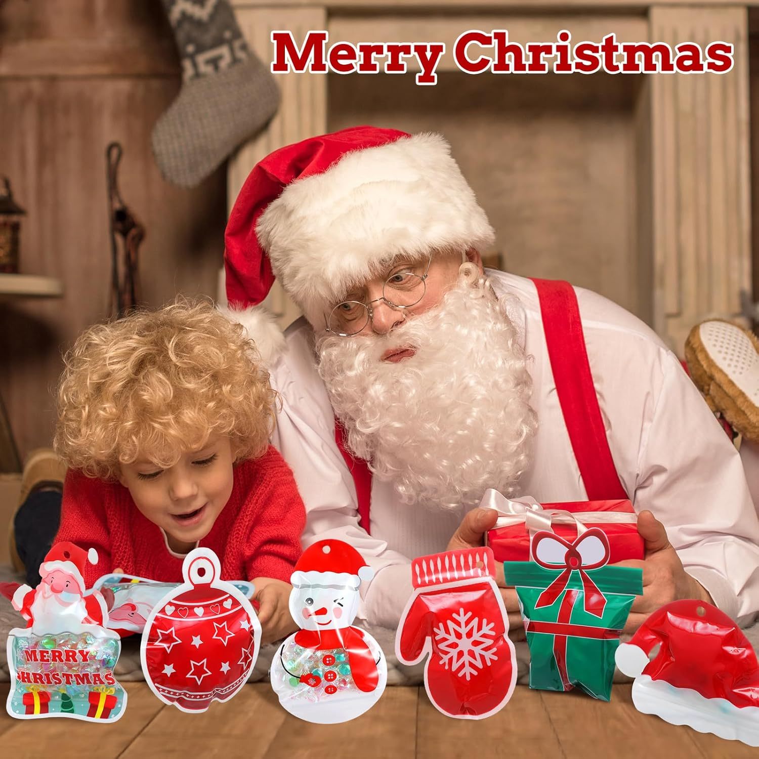 Christmas Candy🍬 Sealing Bags Christmas Winter Holiday Party Gifts🎁-Claire Custom