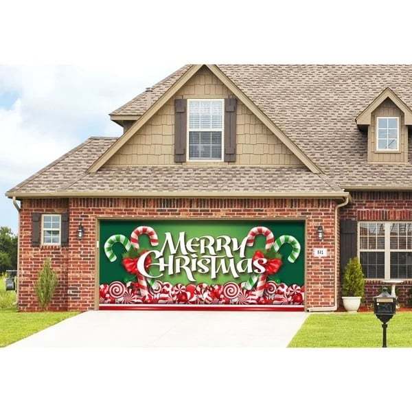 🎄 Christmas  Reusable Garage Door Decoration-Claire Custom