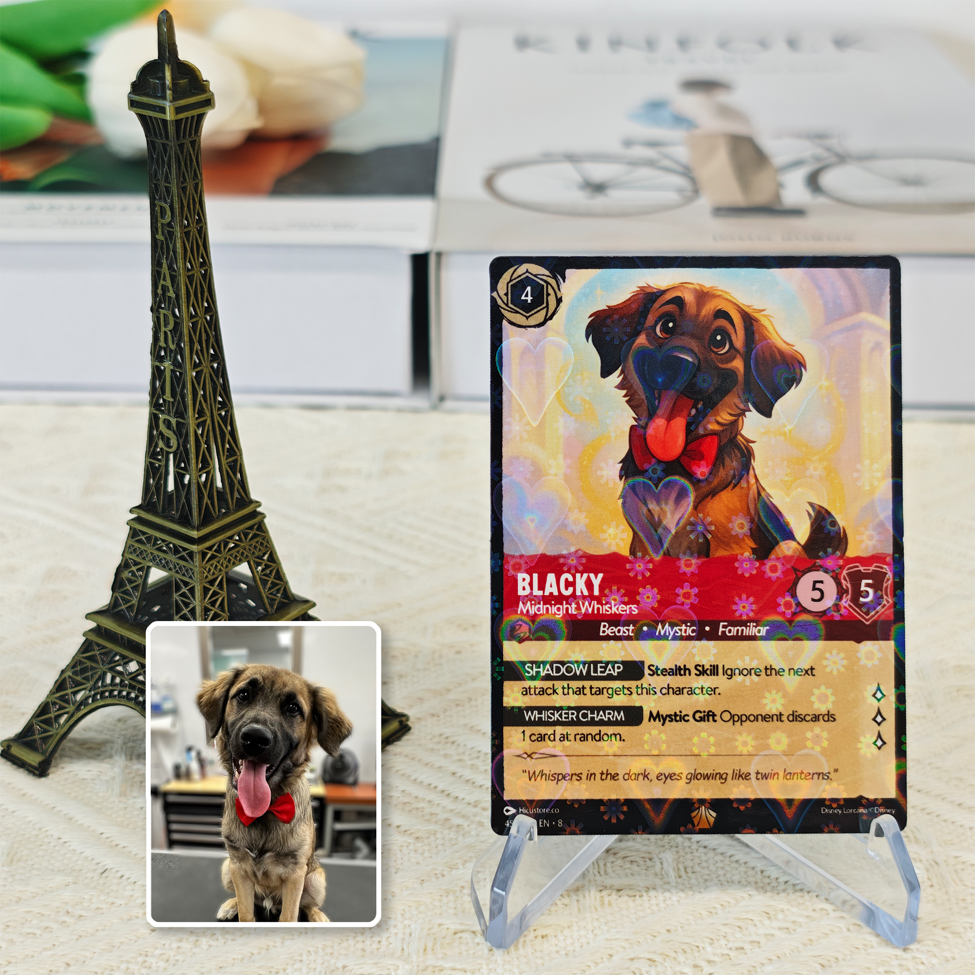 Custom Anime Pet Lorcard TCG Card-Claire Custom