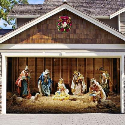 🎄 Christmas  Reusable Garage Door Decoration-Claire Custom