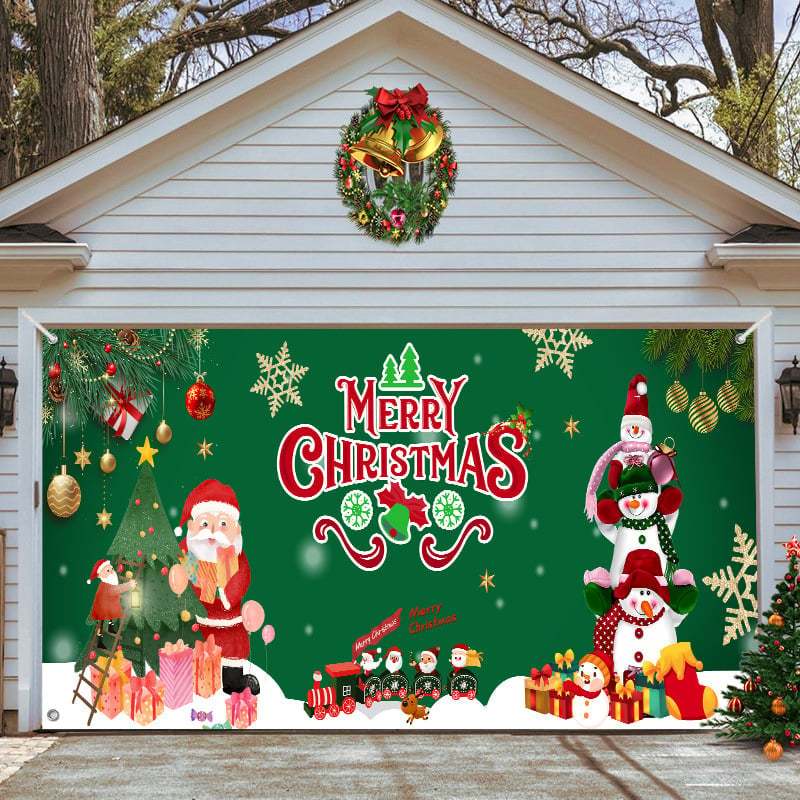 🎄 Christmas  Reusable Garage Door Decoration-Claire Custom