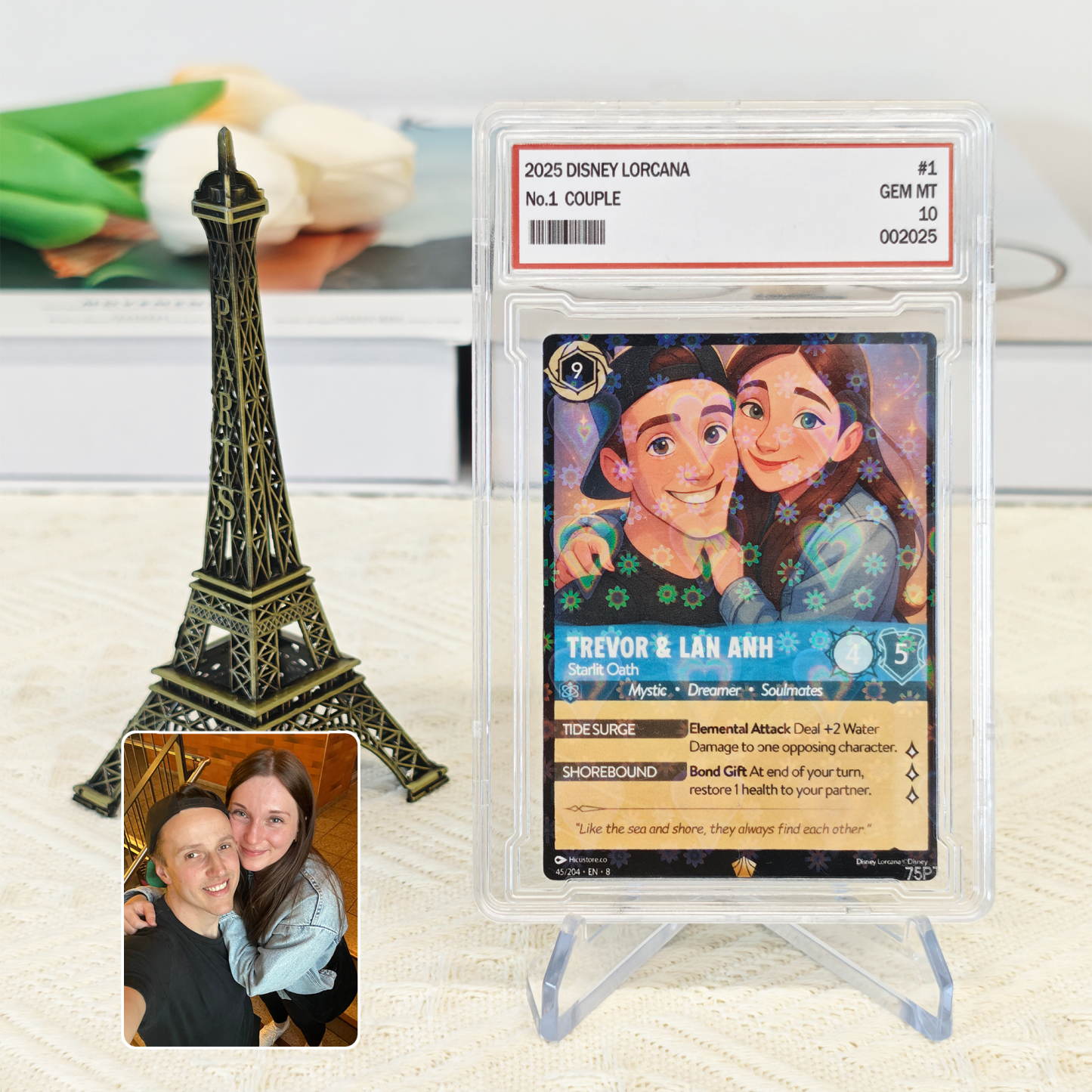 Custom Anime Couples Lorcard TCG Card-Claire Custom