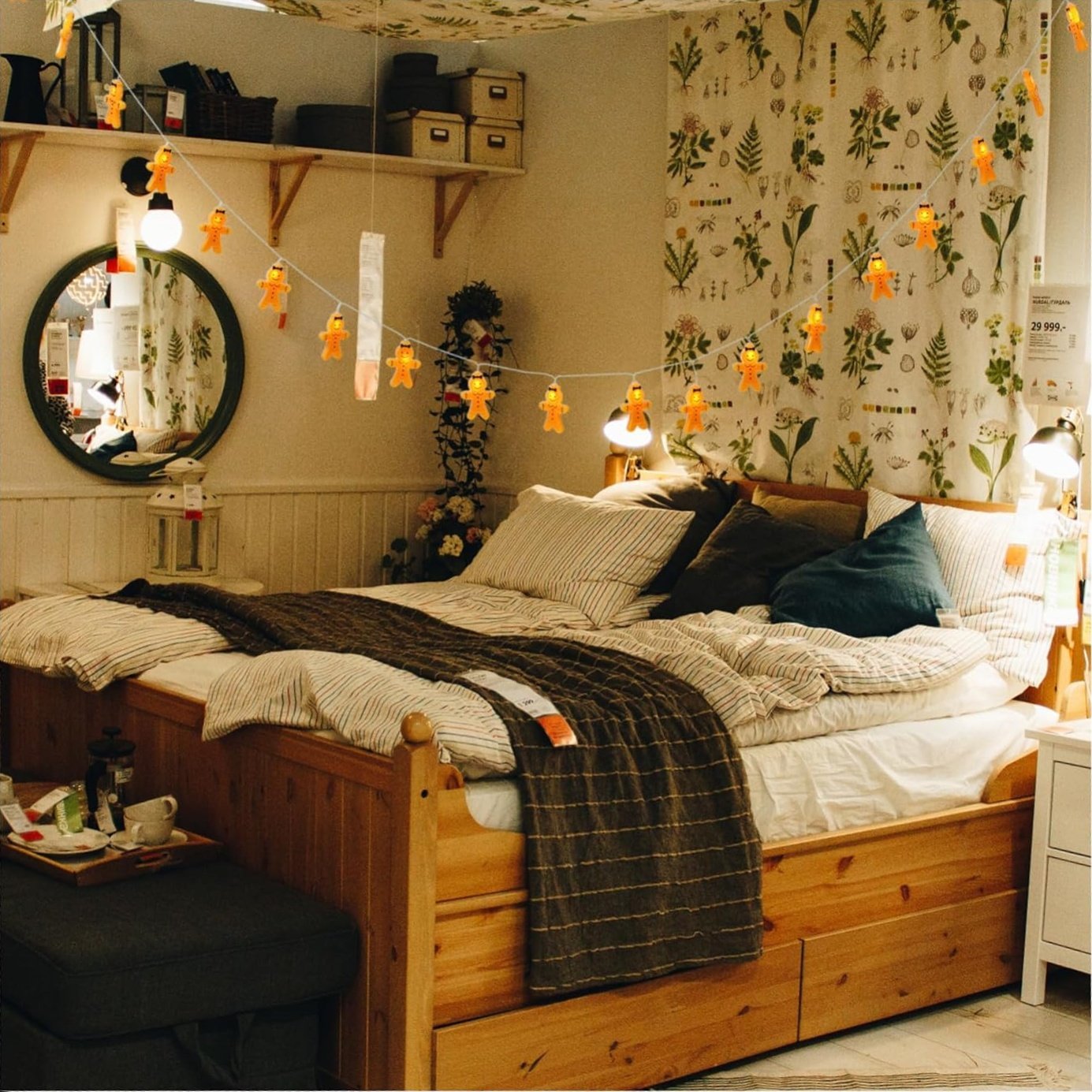 Gingerbread Man String Lights🌟Holiday Atmosphere Gifts🎁Christmas LED Lights-Claire Custom