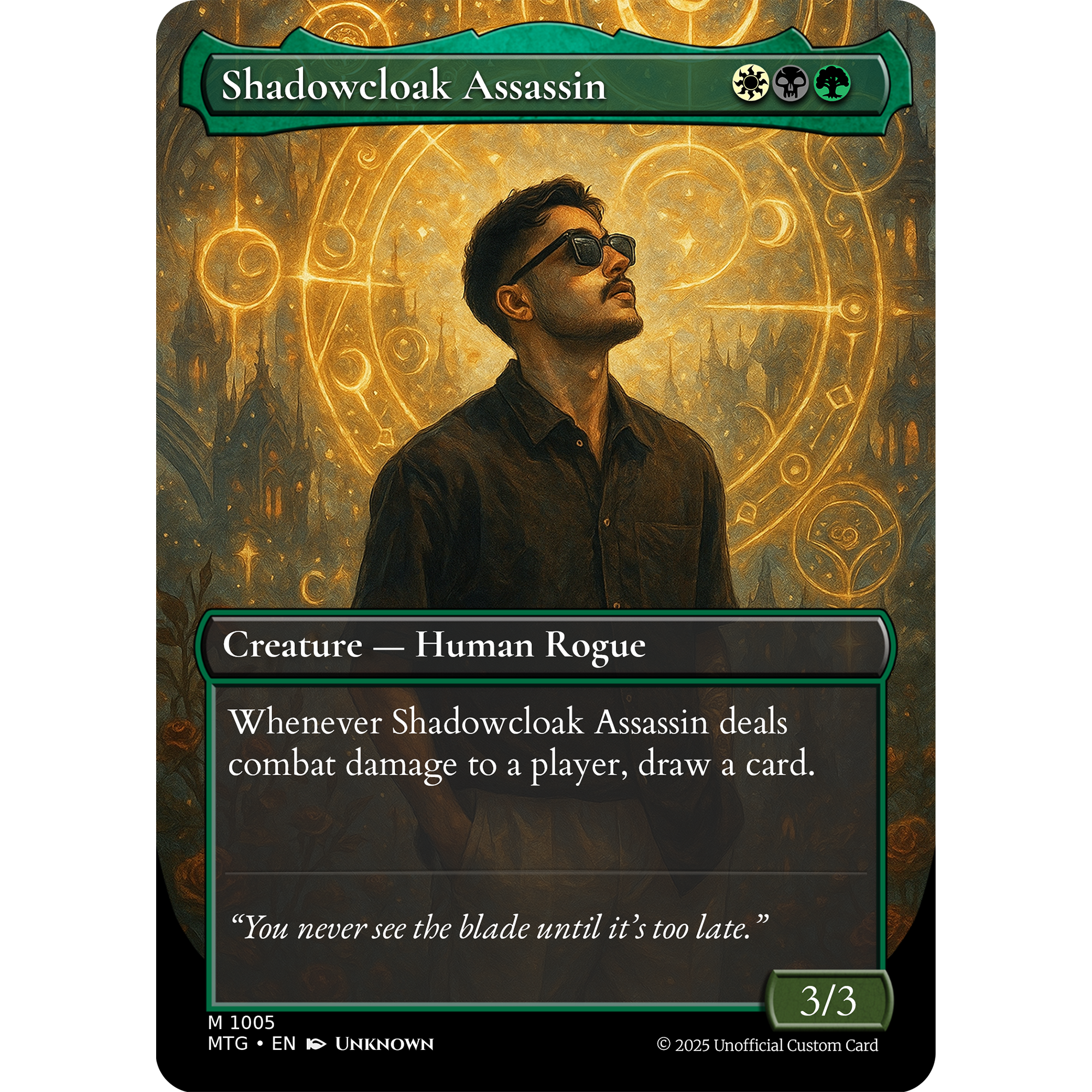 Custom Anime Character MTG Magic TCG Card-Claire Custom