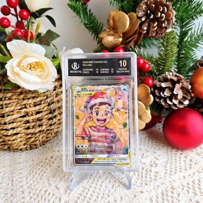 Custom Anime Kid Christmas Pokecard TCG V/Vmax/VSTAR/EX/GX Card