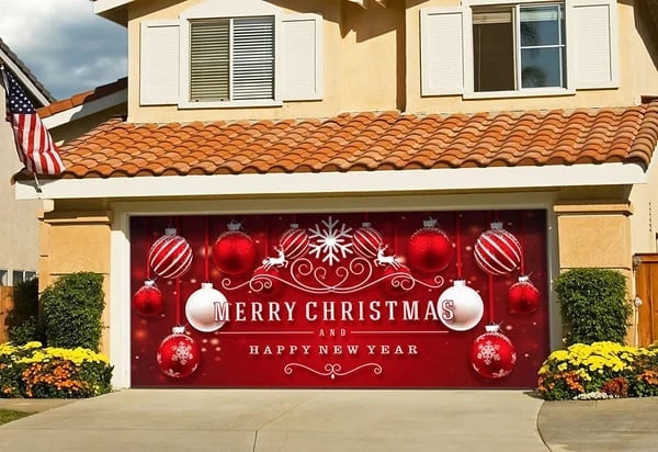 🎄 Christmas  Reusable Garage Door Decoration-Claire Custom