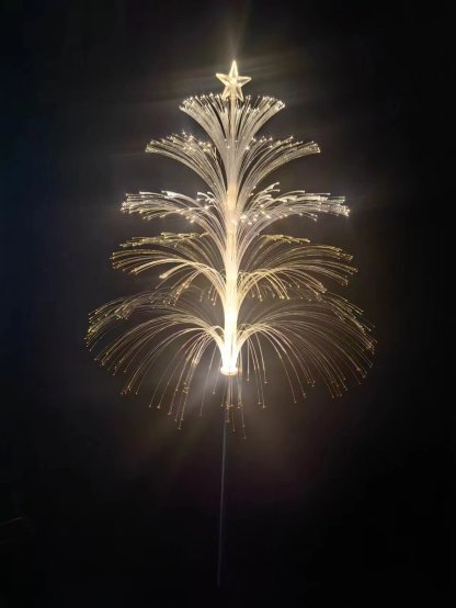 Seven Colors Gradient Solar Christmas Tree Lights-Claire Custom