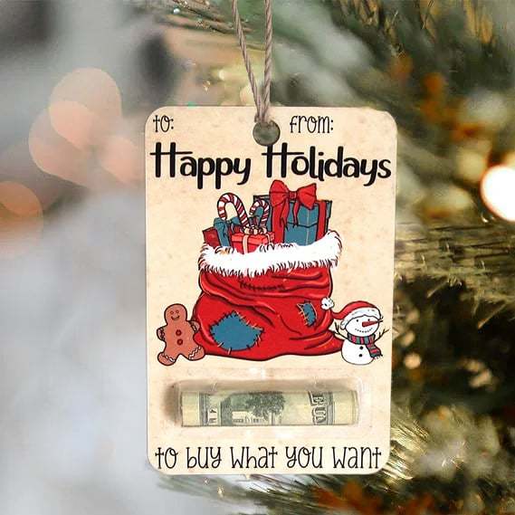 🎅💸 Handcrafted Wooden Money Holders Gift-Claire Custom