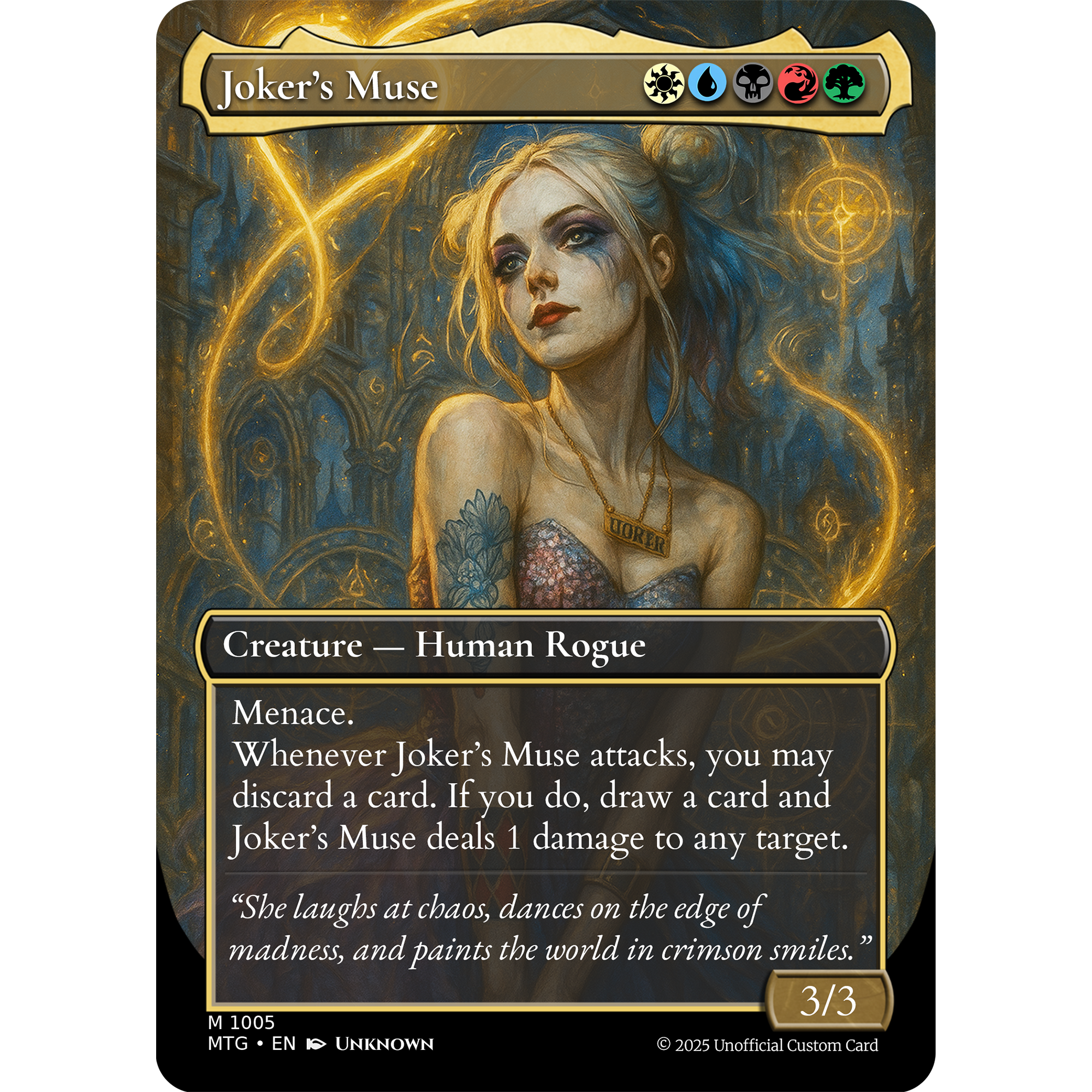 Custom Anime Character MTG Magic TCG Card-Claire Custom