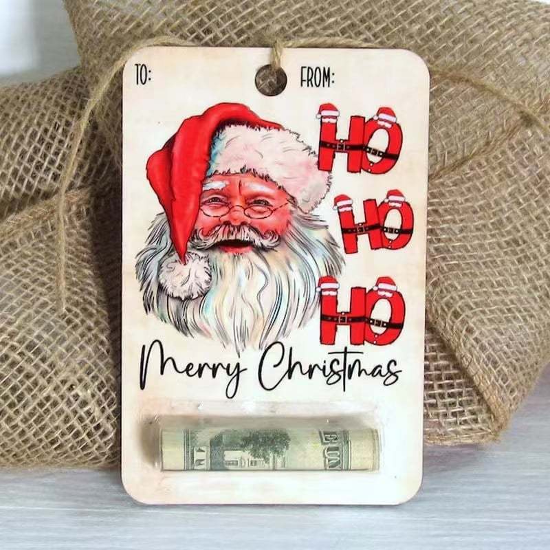 🎅💸 Handcrafted Wooden Money Holders Gift-Claire Custom