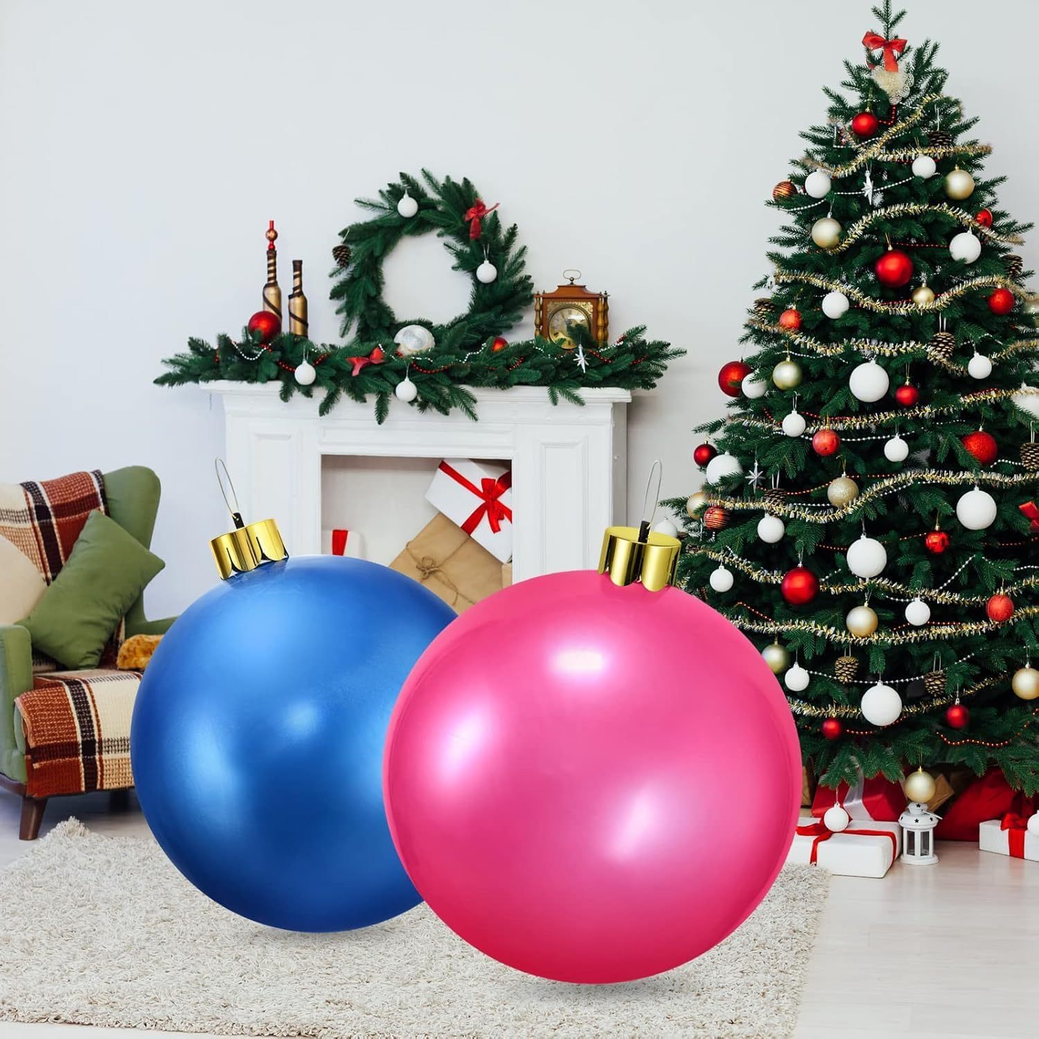🎈Oversized Inflatable Christmas Ball Decoration-Claire Custom