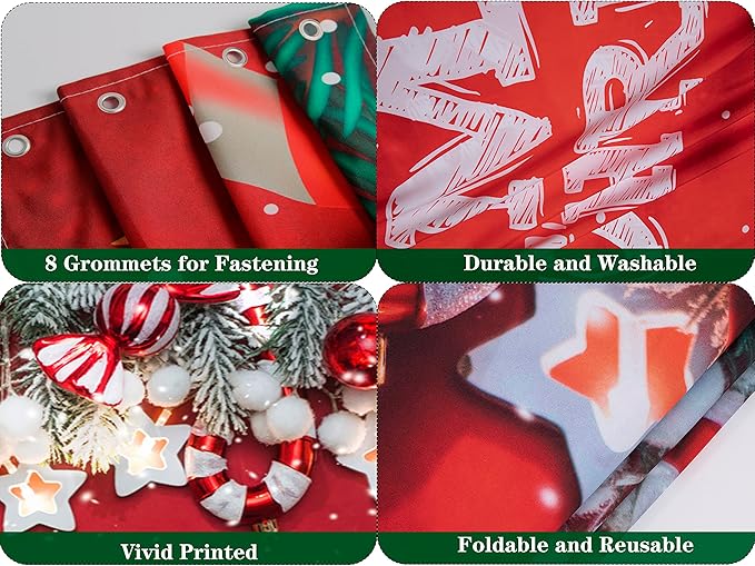 🎄 Christmas  Reusable Garage Door Decoration-Claire Custom