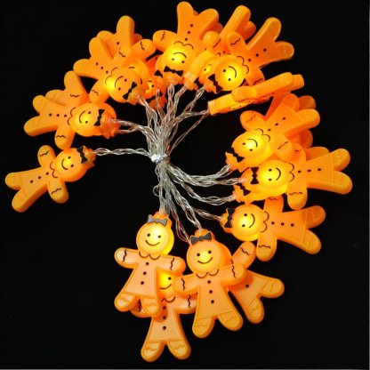 Gingerbread Man String Lights🌟Holiday Atmosphere Gifts🎁Christmas LED Lights-Claire Custom
