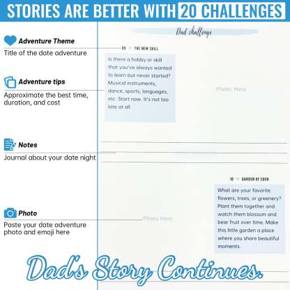 Write A Book About Your Story Dad I Want to Hear-6in1 Gift Set-Claire Custom