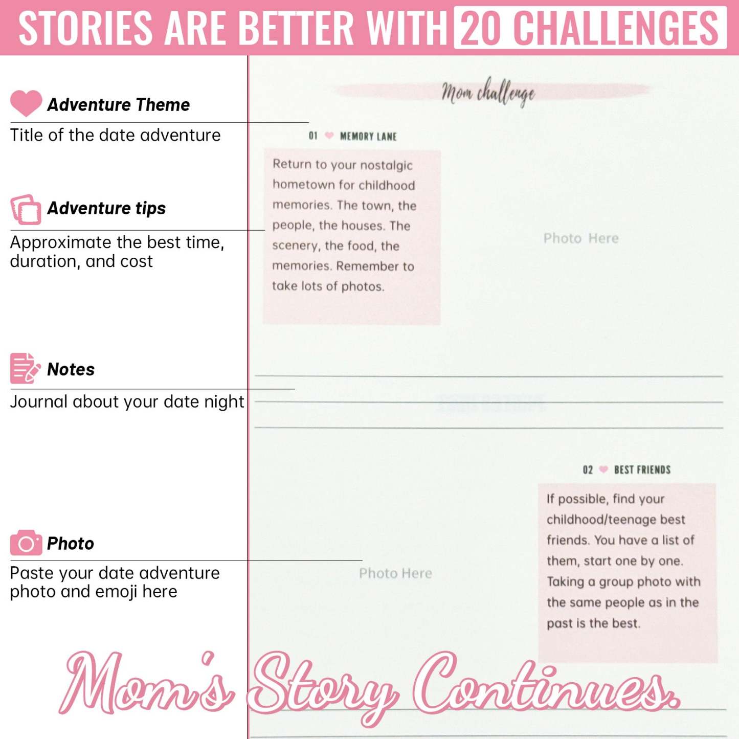 Write A Book About Your Story Mom I Want to Hear-6in1 Gift Set-Claire Custom