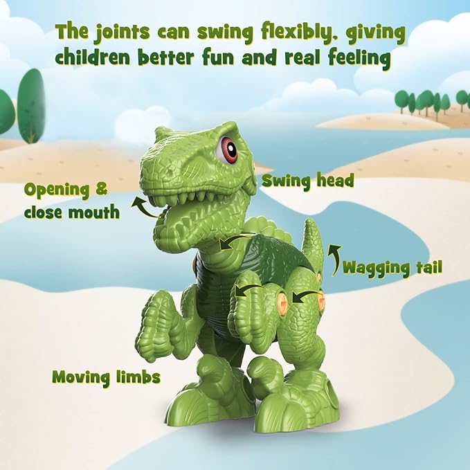 🎁Christmas Gift for Kids Dinosaur Animal Toys Gift for-Claire Custom
