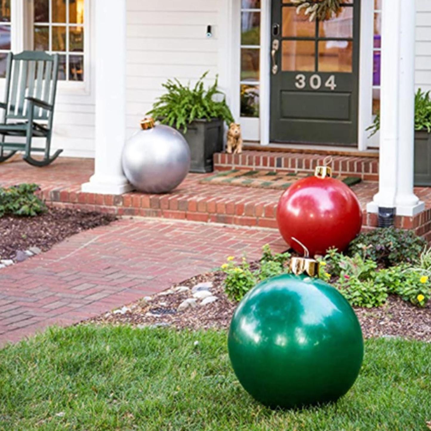 🎈Oversized Inflatable Christmas Ball Decoration-Claire Custom