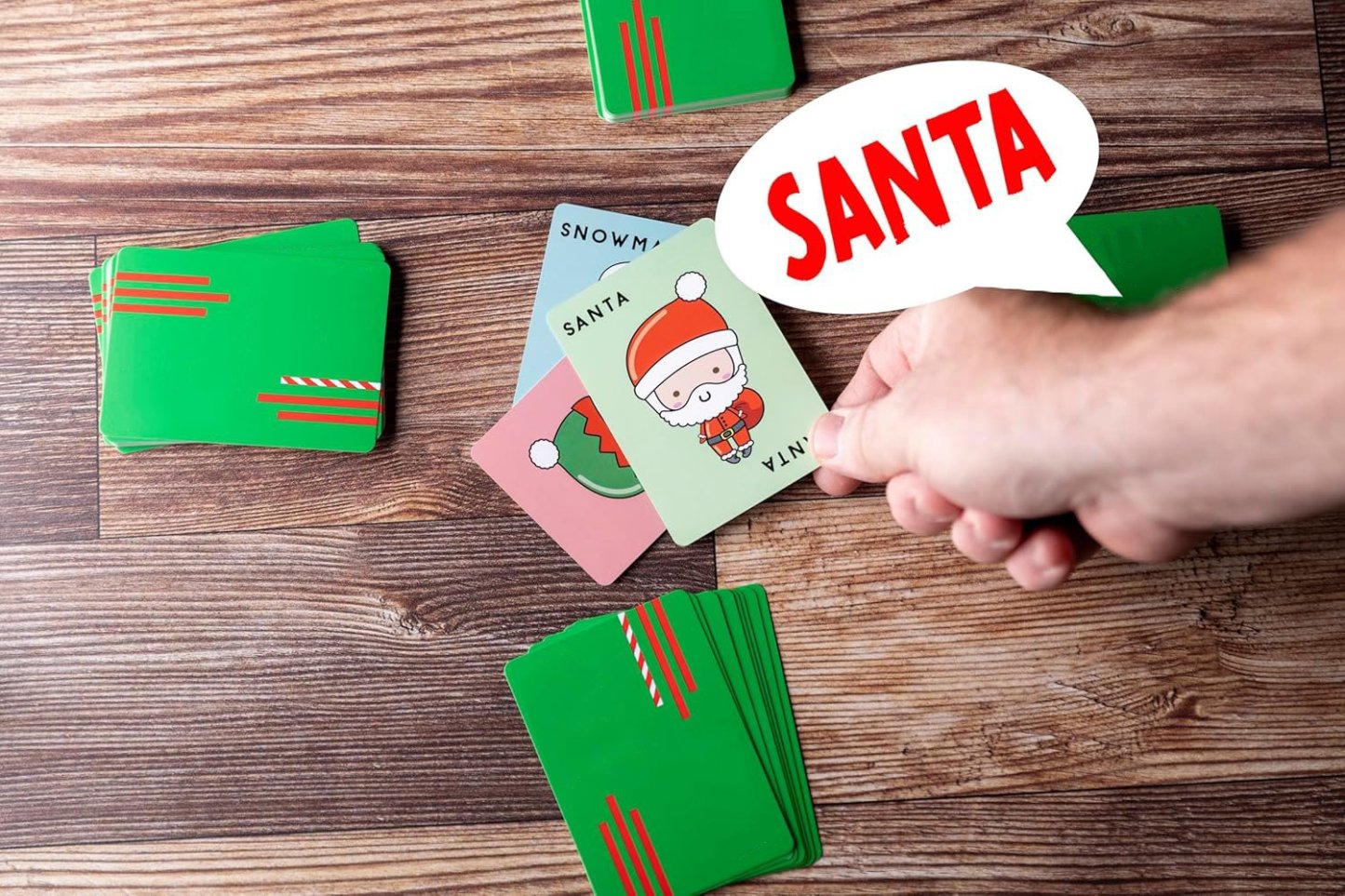 🏆2025 Christmas Hot Sale⚡Santa's Cookie Card Game - Family Party Game, Stocking Stuffer-Claire Custom