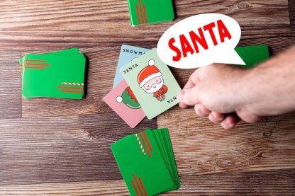 🏆2025 Christmas Hot Sale⚡Santa's Cookie Card Game - Family Party Game, Stocking Stuffer-Claire Custom