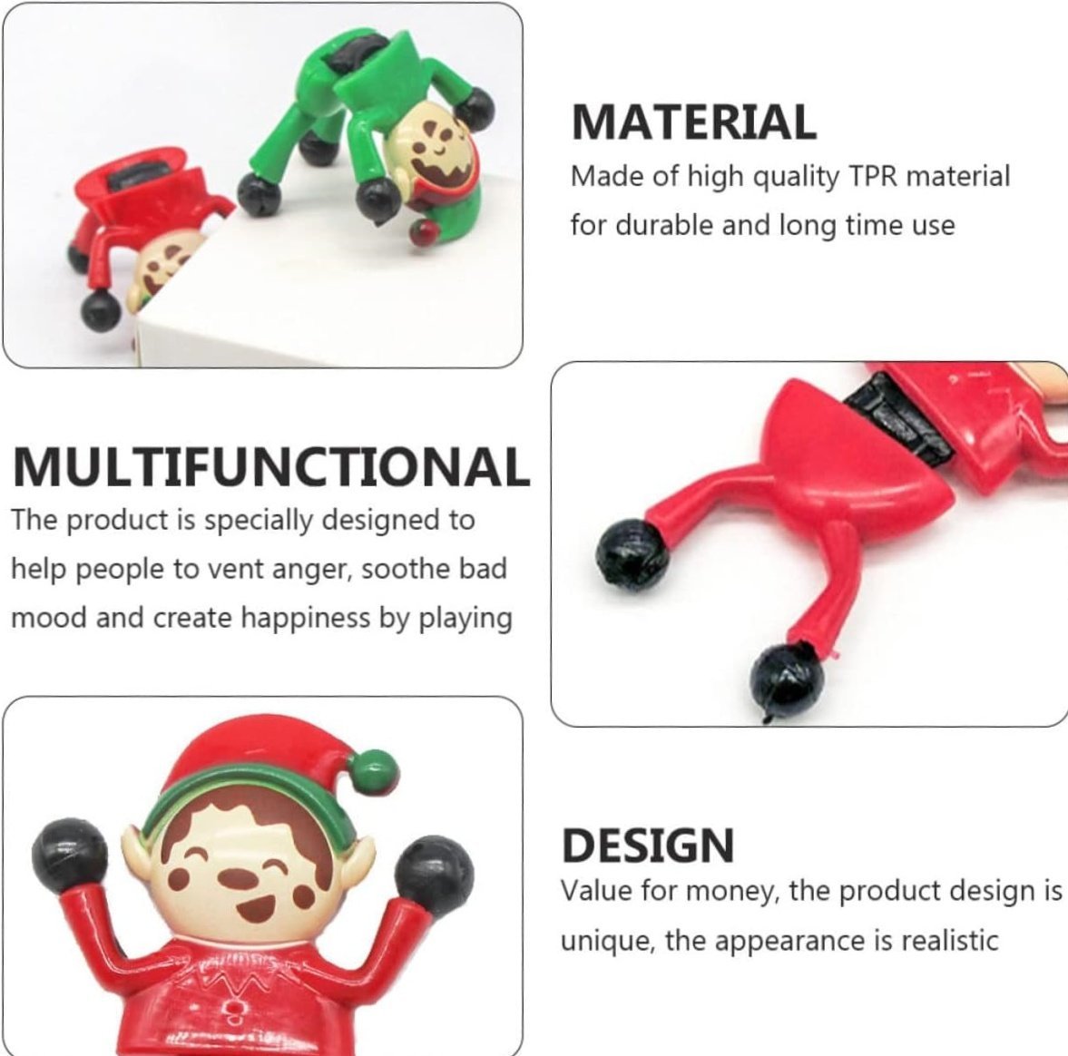 Christmas Sticky Wall Toys🧝Elf Climbing Toys🎄Party Favors-Claire Custom