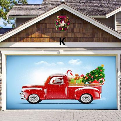 🎄 Christmas  Reusable Garage Door Decoration-Claire Custom