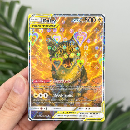 Custom Anime Pet Pokecard TCG V/Vmax/VSTAR/EX/GX/TRAINER Card