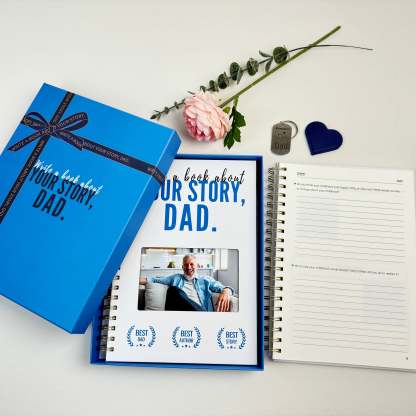 Write A Book About Your Story Dad I Want to Hear-6in1 Gift Set-Claire Custom