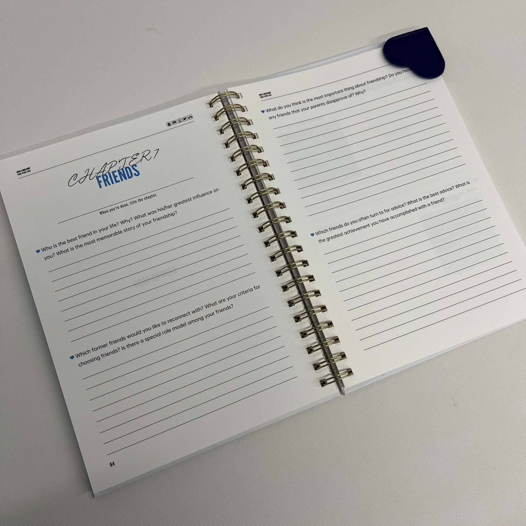 Write A Book About Your Story Dad I Want to Hear-6in1 Gift Set-Claire Custom