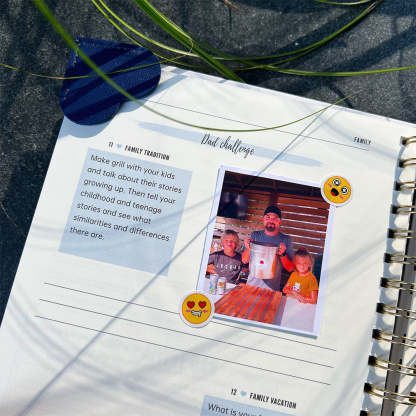 Write A Book About Your Story Dad I Want to Hear-6in1 Gift Set-Claire Custom