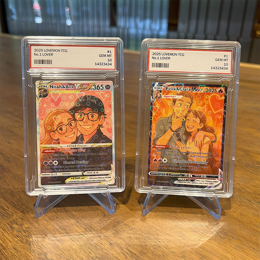 Custom Anime Couples Pokecard TCG V/Vmax/VSTAR/EX/GX/TRAINER Card