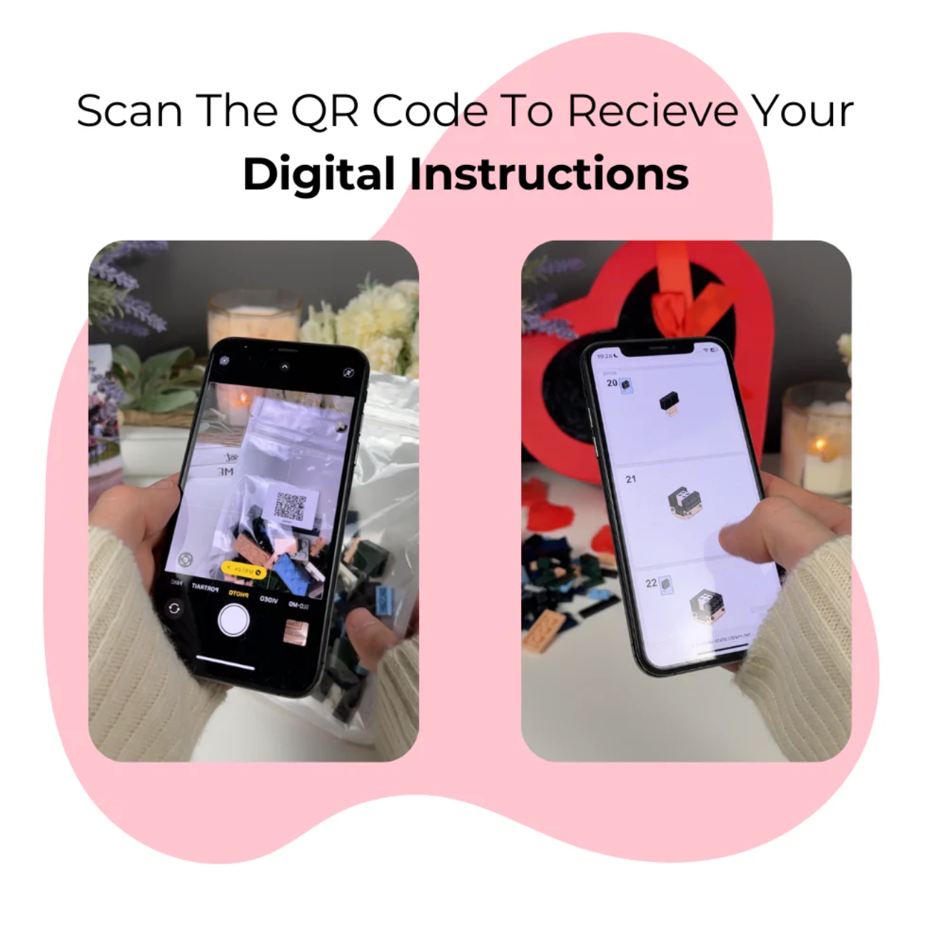 50%OFF❤️Custom Love Brick Set Figure with Photo-Claire Custom