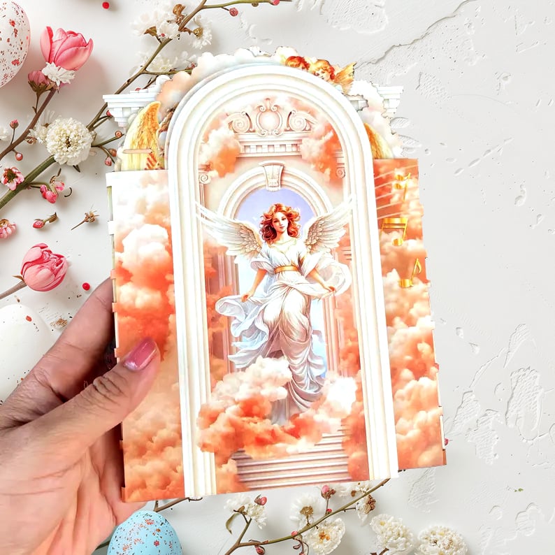 🎄Handcrafted 3D Nativity Scene Christmas Scene Greeting Card-Claire Custom