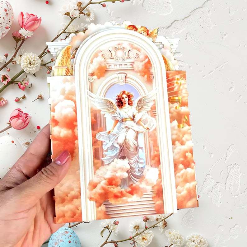 🎄Handcrafted 3D Nativity Scene Christmas Scene Greeting Card-Claire Custom