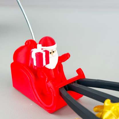 🌟3D Printed Tree Top Star Rotating Christmas Tree Decoration Plug-in-Claire Custom