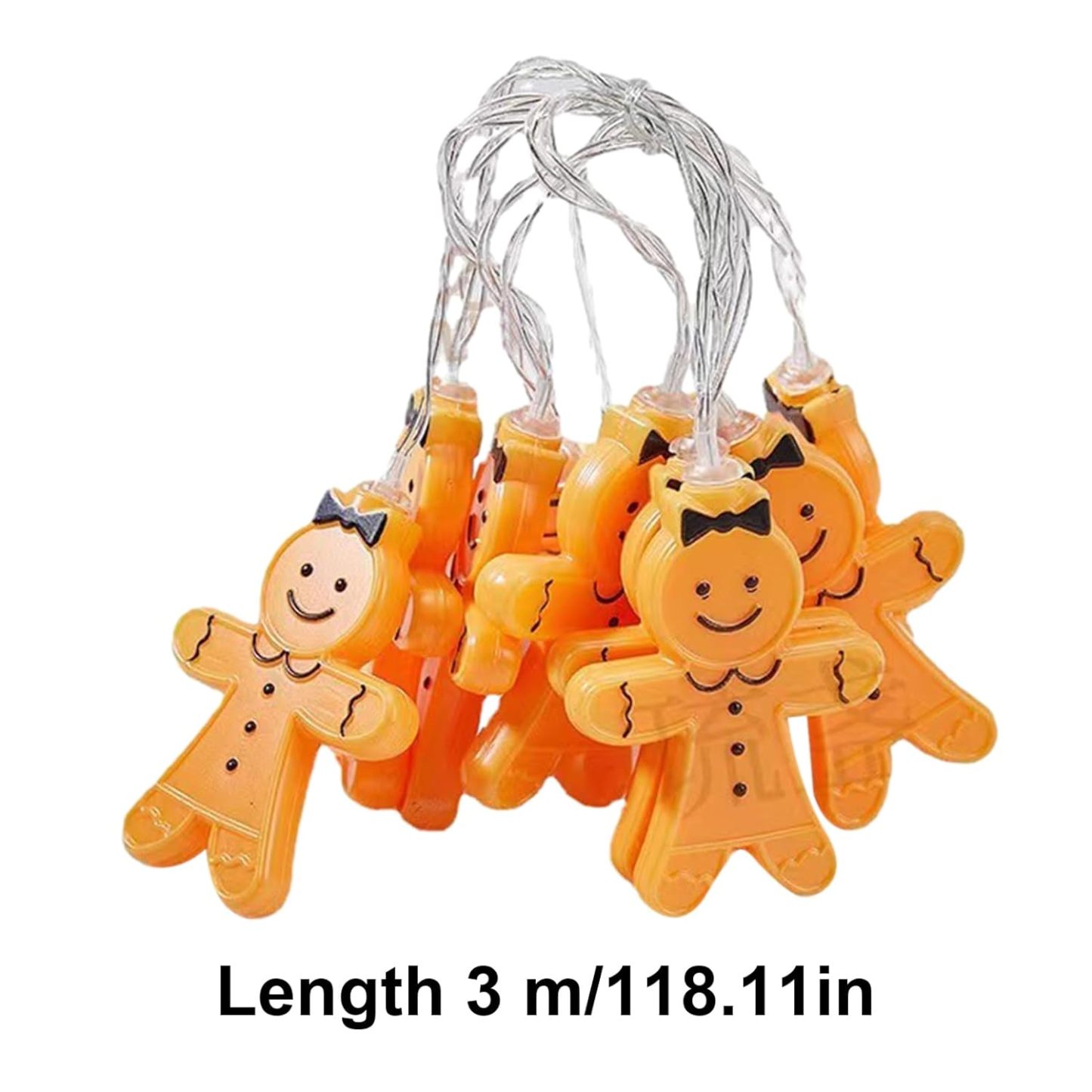Gingerbread Man String Lights🌟Holiday Atmosphere Gifts🎁Christmas LED Lights-Claire Custom
